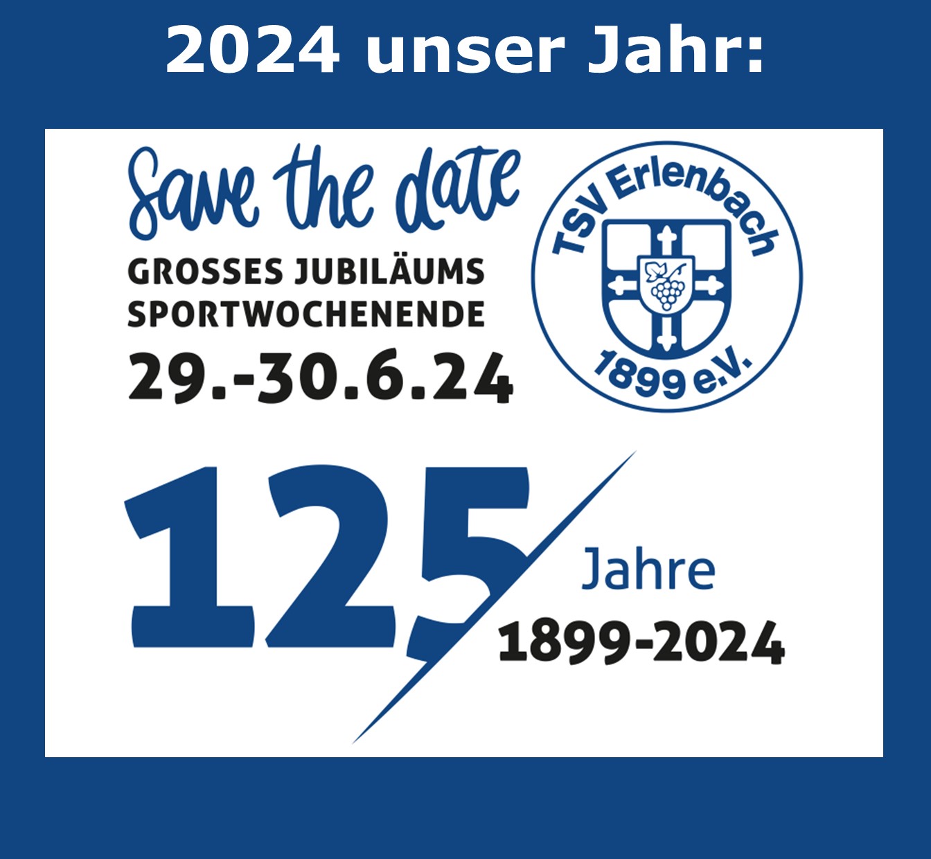 TSV Erlenbach Jubbiläumswochende